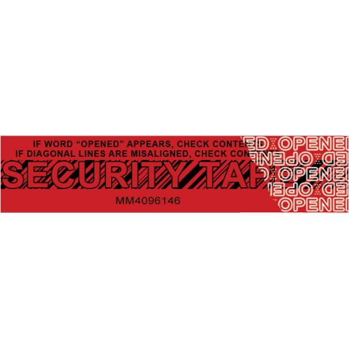 Full Adhesive Transfer Security Tape, Red, 2 in x 180 ft, PFT2R-132B-180 -  CGM-NV